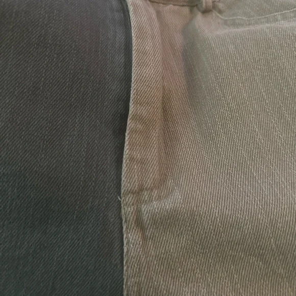 LE LIS Women’s Small Two-Tone Denim Straight Leg Pants - Picture 3 of 7